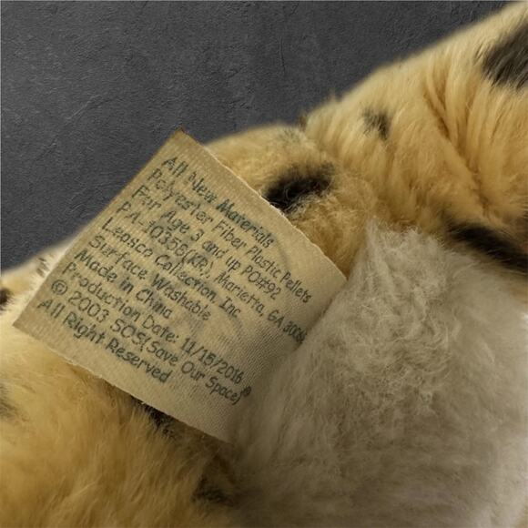 SOS Magnussen Home Rare Realistic Cheetah Plush Save Our Space Plushie 14” - Picture 8 of 9